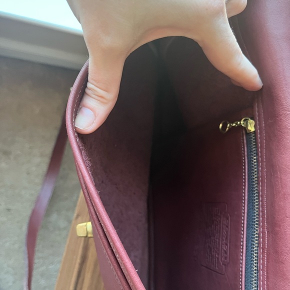 Vintage COACH Cognac “Lexington” Leather Briefcase Unisex Excellent Condition - Picture 11 of 16